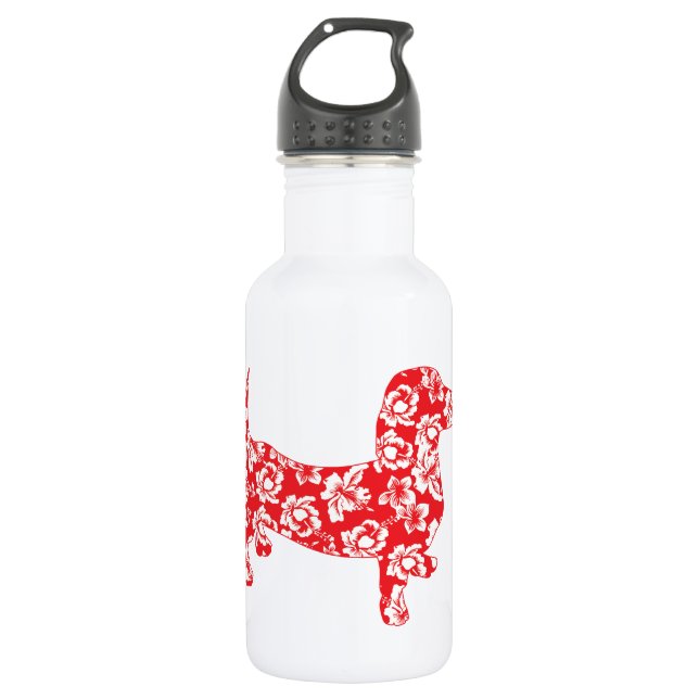 Aloha Red Doxies 532 Ml Water Bottle (Front)