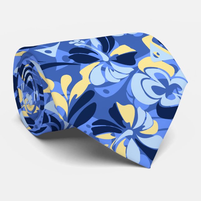 Aloha Revolution Tropical Two-sided Printed Tie (Rolled)
