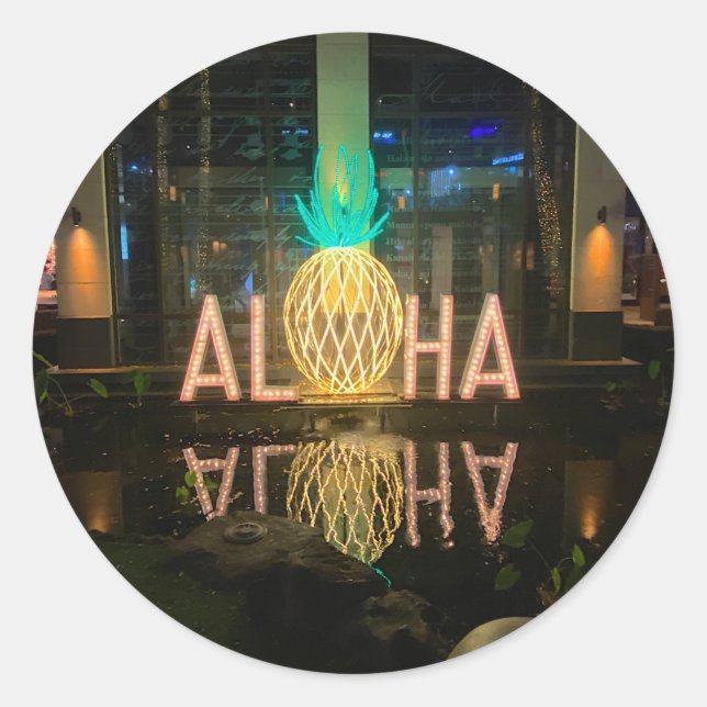 Aloha Sign #1 Stickers (Front)