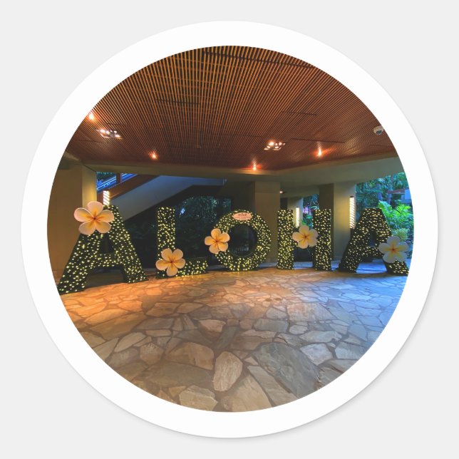 Aloha Sign #2 Stickers (Front)