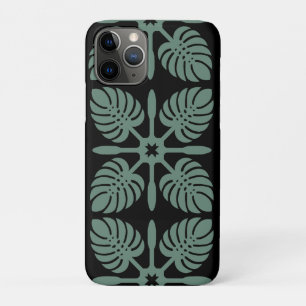 Aloha Spirit Hawaiian Quilt - Monstera & Paddles T Case-Mate iPhone Case