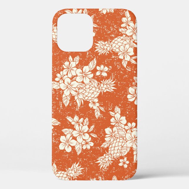 Aloha Spirit: Hibiscus-Pineapple Harmony. Case-Mate iPhone Case (Back)