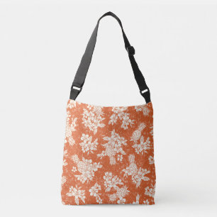 Aloha Spirit: Hibiscus-Pineapple Harmony. Crossbody Bag