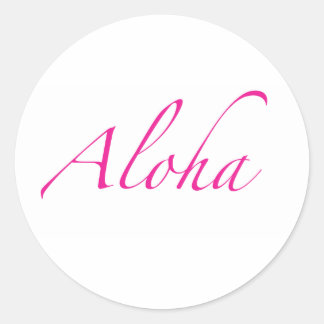 Aloha Sticker