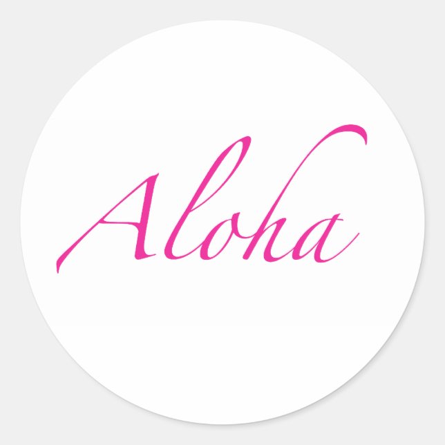Aloha Sticker (Front)