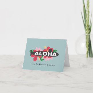 Aloha Submarine Note Card