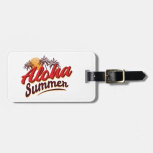 Aloha Summer Luggage Tag