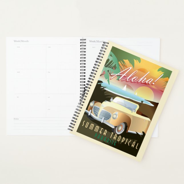 Aloha! Summer Tropical Paradise Planner (Display)