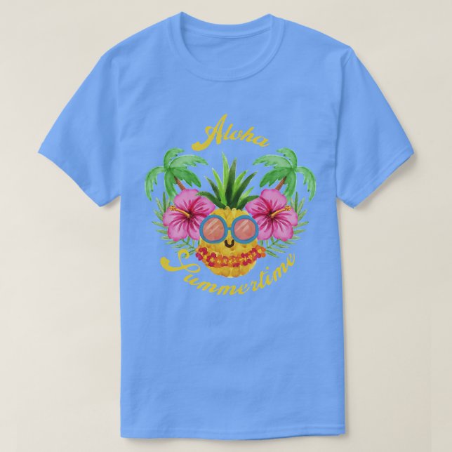 Aloha Summertime TShirt (Design Front)