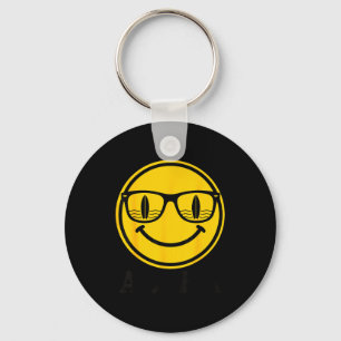 Aloha surf smile sunglasses surfboard reflection key ring