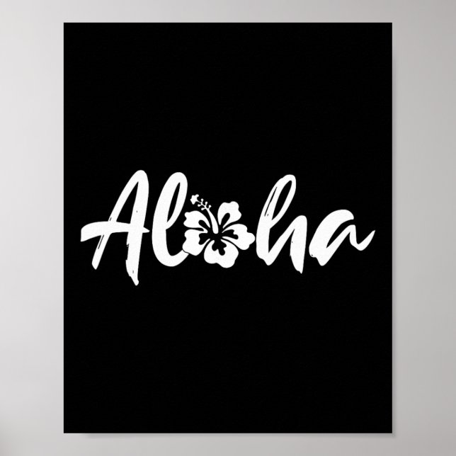 Aloha  surfboard poster (Front)