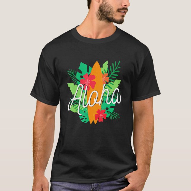 Aloha Surfboard T-Shirt (Front)