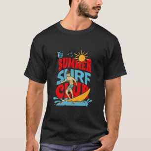 Aloha Surfer Dude Time To Surf On A Wave T-Shirt