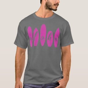Aloha Surfing, Beach Surfboard Women Girls Hawaii T-Shirt