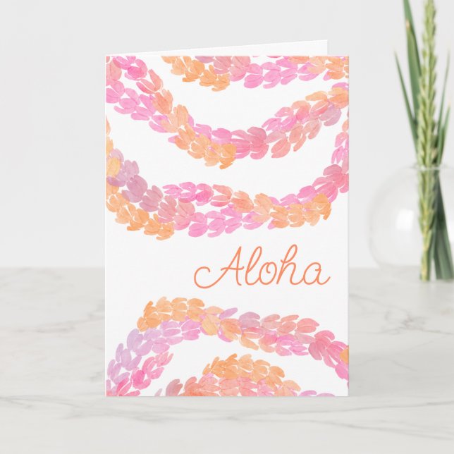 Aloha Thank You Card (Front)