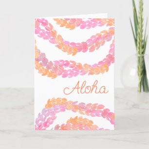 Aloha Thank You Card