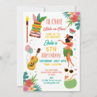 Aloha Tiki Party Birthday Lei Aloha