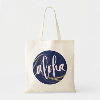 Aloha Tote Bag Kai Ocean (blank back)