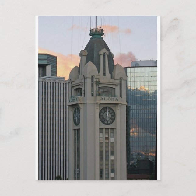 Aloha Tower, Maui, Hawai'i Postcard (Front)