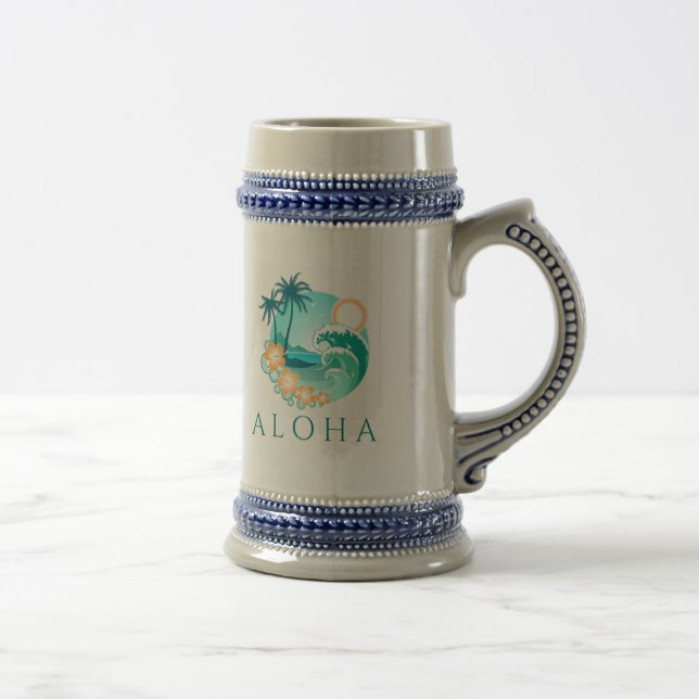 Aloha Tropical Beer Stein (Right)