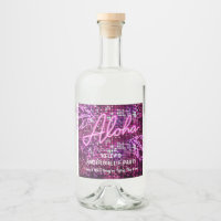 Aloha Tropical Disco Bachelorette Party Neon