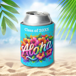 Aloha Tropical Luau Graduation Party Cooler