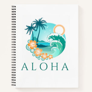 Aloha Tropical Spiral Notebook