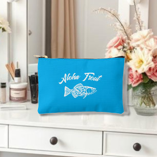 Aloha Trout-Blue Hawaiian Accessory Pouch