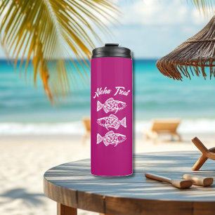 Aloha Trout-Hawaiian Pink Thermal Tumbler