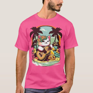 Aloha Ukulele Kitty T-Shirt