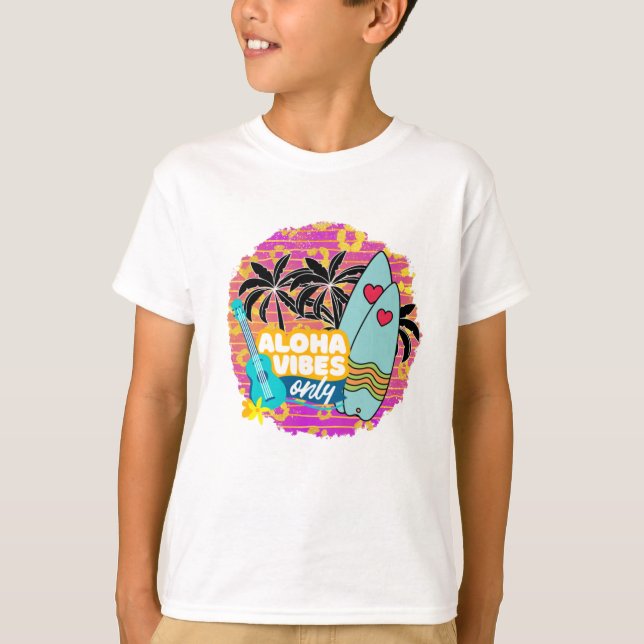 ALOHA VIBES only T-Shirt (Front)