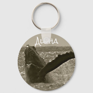 Aloha Whale Key Ring