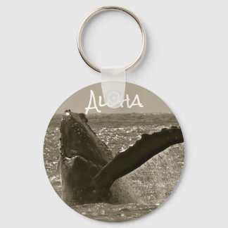 Aloha Whale Key Ring
