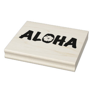 Aloha Wood Art Stamp