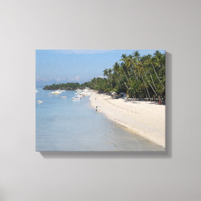 Alona Beach, Panglao Island, Bohol, Philippines Canvas Print (Front)