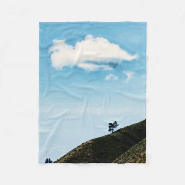 Alone Fleece Blanket (Front)