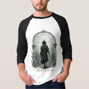 Alone in the Dark Skeleton Echoes in the Halloween T-Shirt