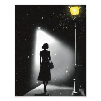 Alone in the Glow Photo Print