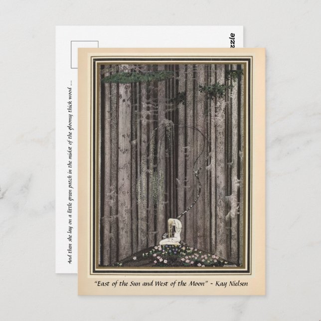 Alone in the middle of the woods Kay Nielsen Postcard (Front/Back)
