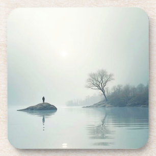 Alone in the Mist Design Coaster