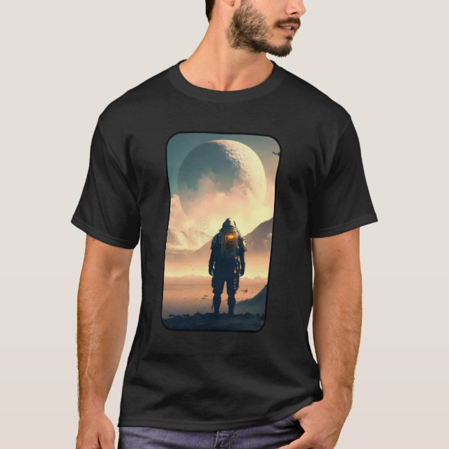 Alone on an Alien Moonscape T-Shirt (Front)