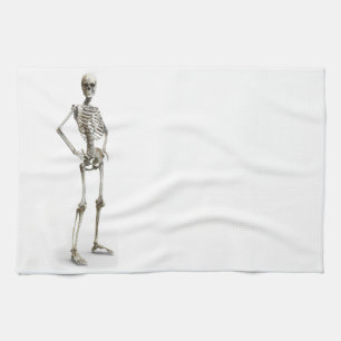 Alone Skeleton Kitchen Towels