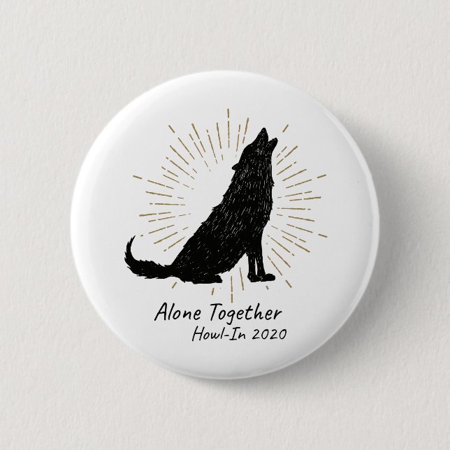 Alone Together Button #solidarityay8 (Front)