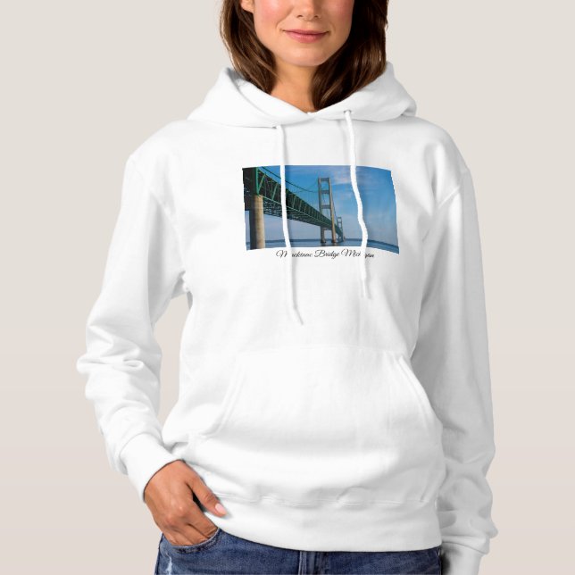 Along Mackinac Bridge Hoodie (Front)