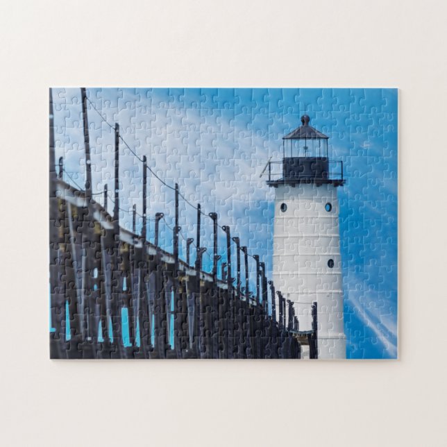 Along Manistee Jigsaw Puzzle (Horizontal)