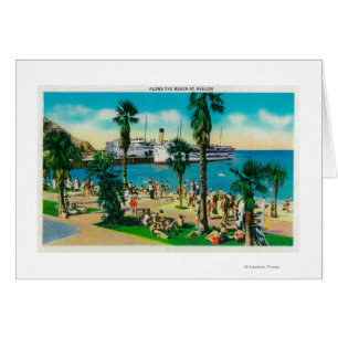 Along the Beach at AvalonCatalina Island, CA