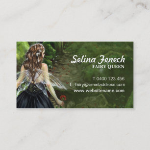 Along the Forest Path Fairy Business Card
