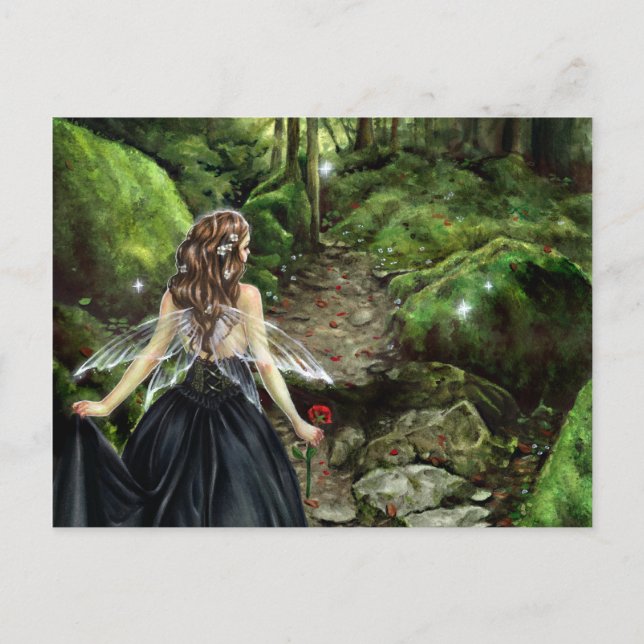 Along the Forest Path Postcard (Front)