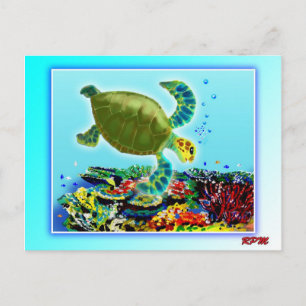 Along the Great Barrier Reef Postcard