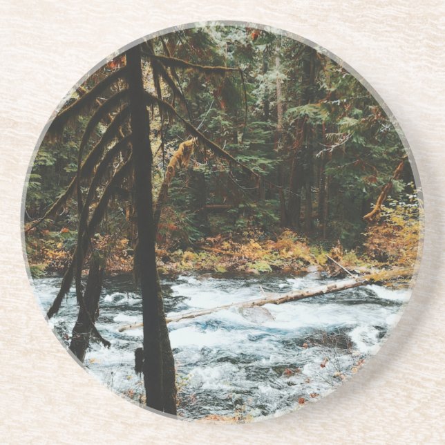 Along the McKenzie River  Coaster (Front)